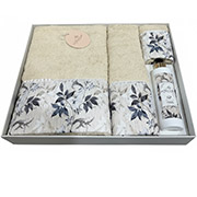 Набір Sage bej La Maison 3 рушники та парфум для білизни