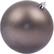 Куля новорічна 10 см Novogod'ko 974051 сірий графіт матова