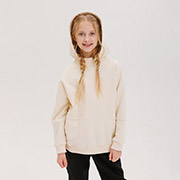 Худі для дівчинки ДЖ335 трикотаж Бембі 200-молочний