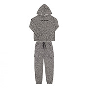 Спортивний костюм для хлопчика КС763 трикотаж Бембі XY0-сірий-чорний