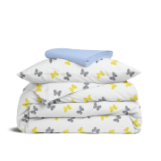 Дитяча постільна білизна в ліжечко BUTTERFLY SC13 Cosas жовтий