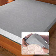 Простирадло махрове на гумці Ярослав 08 сірий