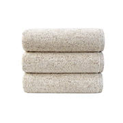 Рушник махровий Organic natural Lotus Home бежевий