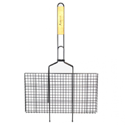 Решітка для гриля з антипригарним покриттям і дерев'яною ручкою Скаут 0714