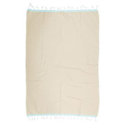 Рушник пляжний Pestemal Basak Barine Beige Mint бежево-ментоловий