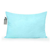 Подушка антиаллергенная средняя EcoSilk 1601 Eco Light Blue MirSon