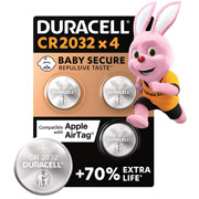 Спеціальна літієва батарейка типу таблетка Duracell 2032 3V упаковка 4 шт