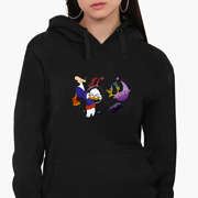 Худі жіночий Скрудж МакДак MobiPrint 8921-2025 чорний