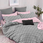 Постільна білизна Геометрія затишку 102187 бязь-люкс Selena