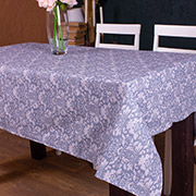 Скатертина бавовняна Рогожа 217 Blue Patterns Mirson