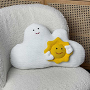 Декоративний виріб Хмарка із сонечком Прованс 50 см