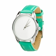 Годинники ZIZ Мінімалізм бірюзовий, срібло - другий ремінець в подарунок 4600164