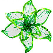 Квітка пуансеттии Розкіш напівпрозорий зелений YES! Fun 750302