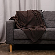 Плед флісовий люкс Derby Sonex коричневий