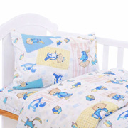 Комплект постільної білизни в ліжечко Baby SoundSleep бязь білий