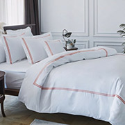 Постільна білизна MieCasa сатин Milano mercan кораловий