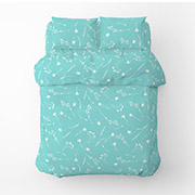 Постільна білизна Волошки бязь Home Line бірюзовий
