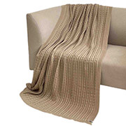 Плед в'язаний бавовняний Exclusive Nature Прованс бежевий