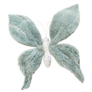 Бабочка пушистая с декором 20х20 см Yes! Fun 973545 ментоловая