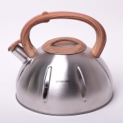 Чайник Kamille 5л зі свистком 0698 ручка під дерево