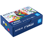 Гуашь 6 цветов Classic Kite K-062