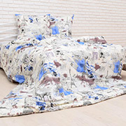 Постільна білизна 40-0975 Blue бязь gold Nostra