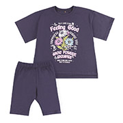 Костюм для дівчинки КС814 футболка і шорти Бембі супрем YX0-графітовий