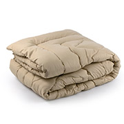 Ковдра зимова вовняна в мікрофібрі Руно 52ПШУ бежева