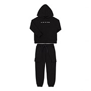 Спортивний костюм для хлопчика КС763 трикотаж Бембі YM0-чорний