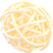 Шар ротанговый белый YES! Fun 973304