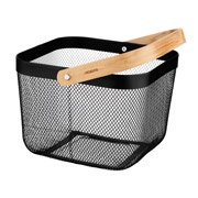 Фруктовниця-кошик з ручкою Midori Ardesto AR0901B чорна