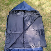 Спальний мішок ЗИМА ковдра з капюшоном Family Story Синій ширина 100 см