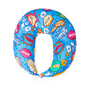 Подушка для вагітних та годування 8330 Print Line 17-0511 Bombs MirSon