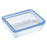 Форма з кришкою прямокутна 25x19x8 см 2,7 л Pure Glass Pyrex 243A000/8044