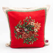 Декоративна гобеленова наволочка Villa Grazia Premium Новорічна палітра