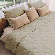 Покривало декоративне Hawaii з наволочками Sonex коричневий