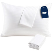 Набір наволочок страйп-сатин 2 шт Ideia білий