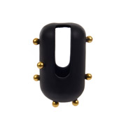 Ваза з полістоуна 17x13,5x23 см Lefard 811-047 чорна