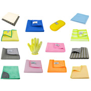 Набор салфеток для уборки микрофибра с перчаткой 18 шт Дом без забот XXL Love You LYH9023