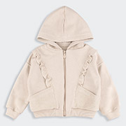 Кофта для дівчинки КФ255 трикотаж-тринитка Бембі 200-молочний