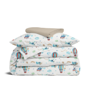 Дитяча постільна білизна в ліжечко AIR BALLOONS Cosas блакитний