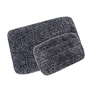 Набір килимків у ванну кімнату Clay Irya gri taslama потертий сірий