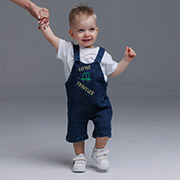 Комплект для хлопчика КП291 супрем-джинс Бембі 810-синій-білий