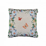 Декоративна гобеленова наволочка Alicia Метелики і квіти Прованс