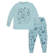 Піжама для хлопчика Татошка 0117302бсл щільний кулір (фірча) зелений