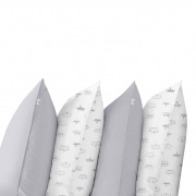 Набір наволочок Grey And Crown Cosas ранфорс