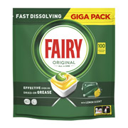 Капсули для посудомийних машин 100 шт Лимон Все в 1 Original Fairy 8700216237383