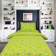 Підліткова постільна білизна 20122 ранфорс Вілюта зелений - Фото №2