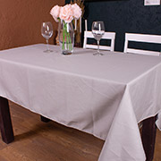 Скатертина бавовняна 001 Light Gray Strong Mirson