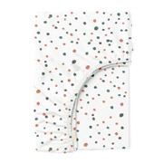 Простирадло на гумці в дитяче ліжечко Color Dots Cosas ранфорс